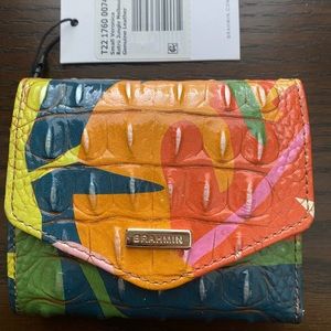 NWT Brahmin Veronica Wallet in Retro Jungle, Melbourne Finish
